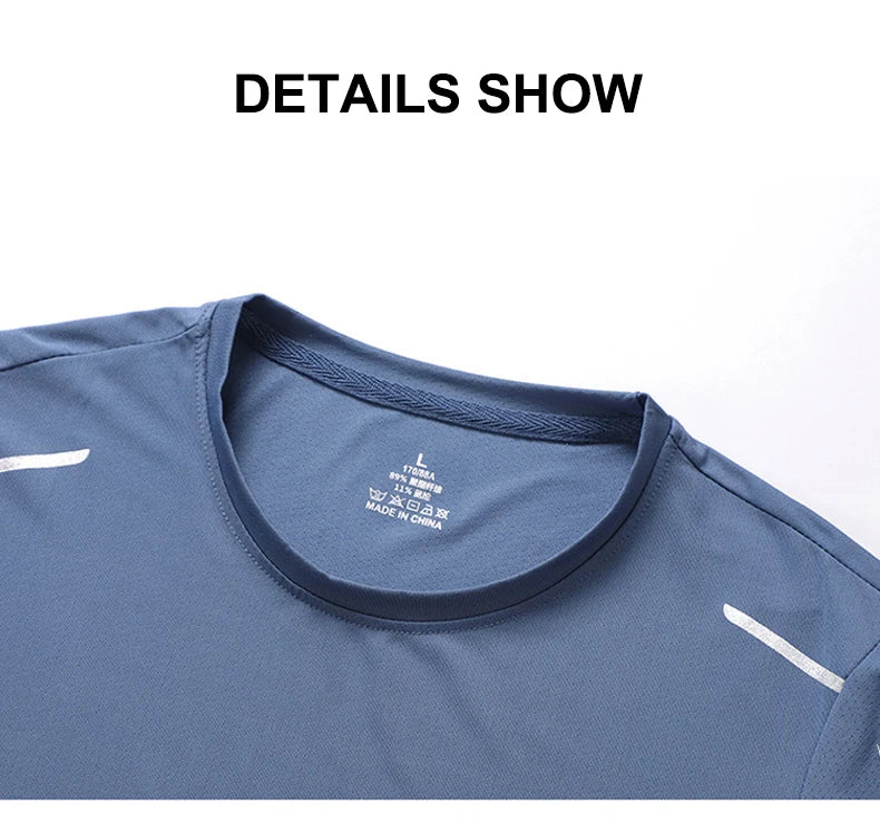 Men’s quick-dry running and outdoor sports T-shirt