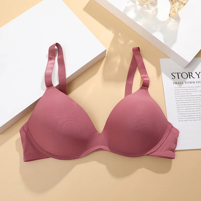 Women’s Seamless Push-Up Bra – No Wire, Breathable Design