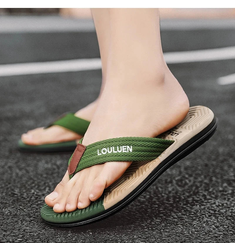Men’s high-quality summer flip flops