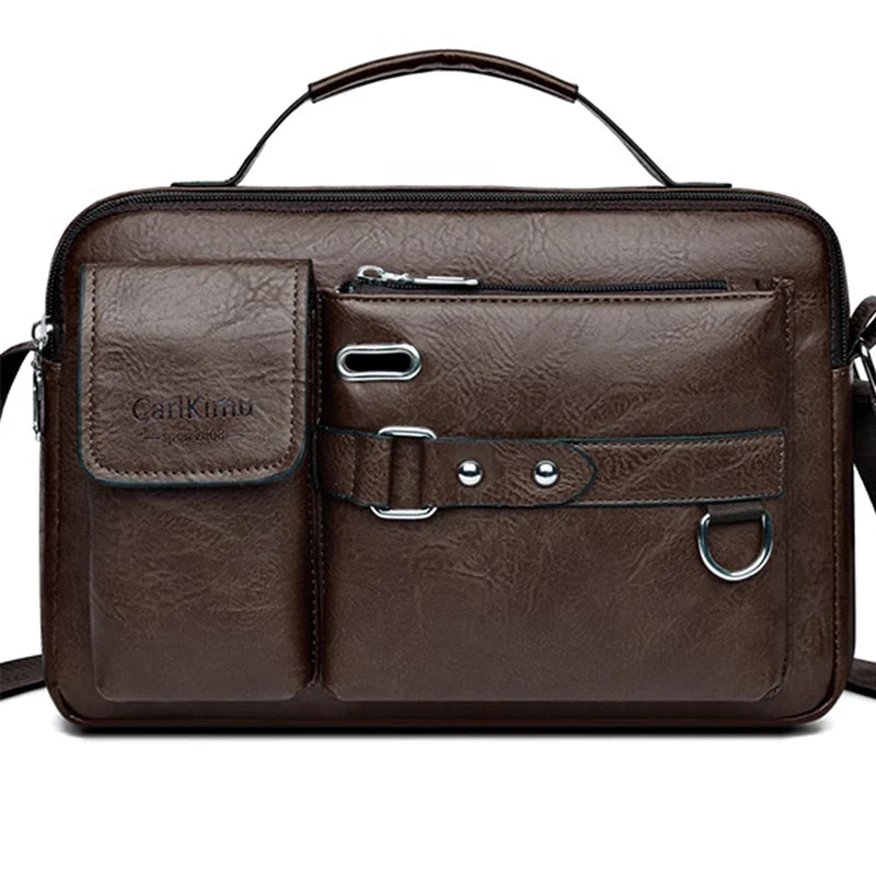 Large-capacity laptop briefcase for office, travel, or school