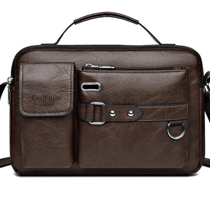 Large-capacity laptop briefcase for office, travel, or school