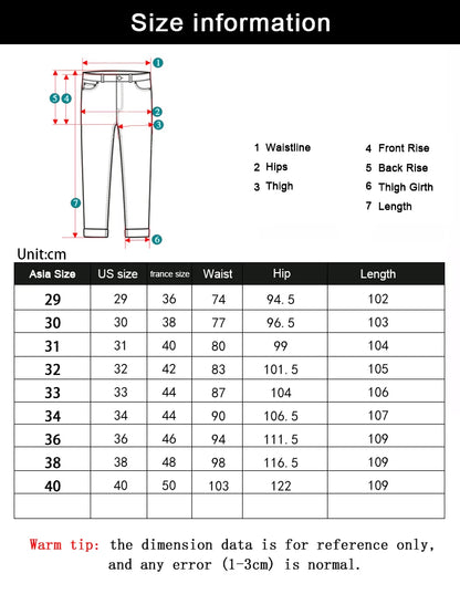Classic blue & black fashion jeans for men