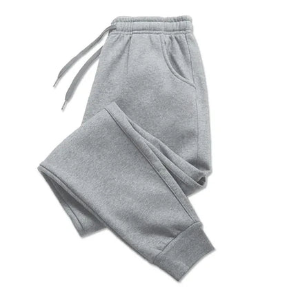Men’s printed joggers, loose fit, autumn/winter streetwear