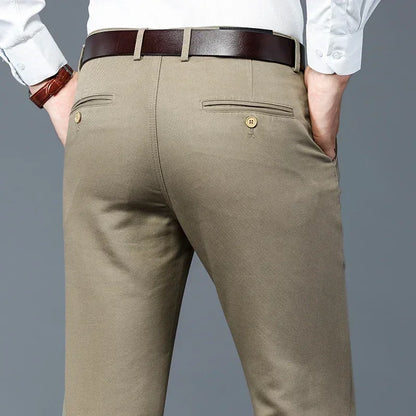 Luxury business casual suit pants, regular fit