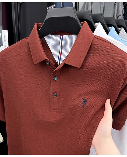 Men’s 100% cotton short sleeve polo shirt