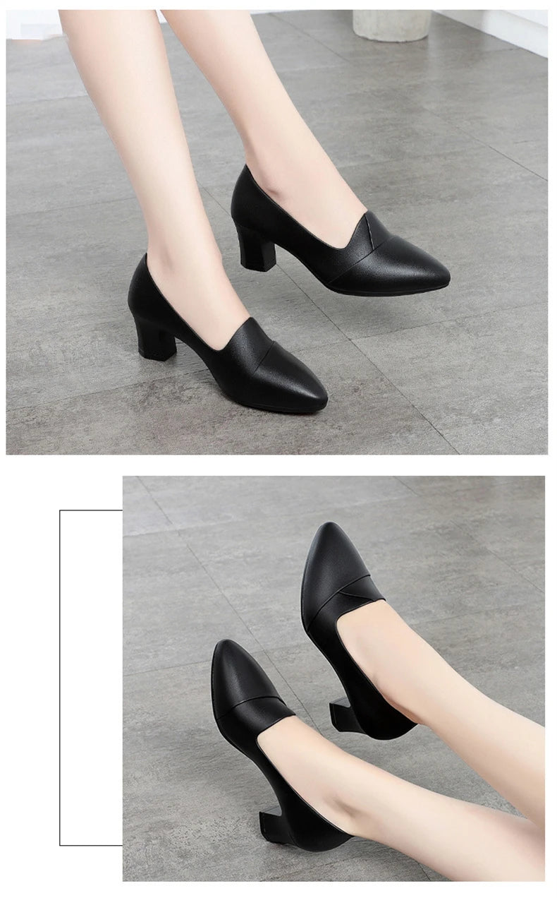 Classic Office Heels – Comfortable Spring/Autumn Footwear