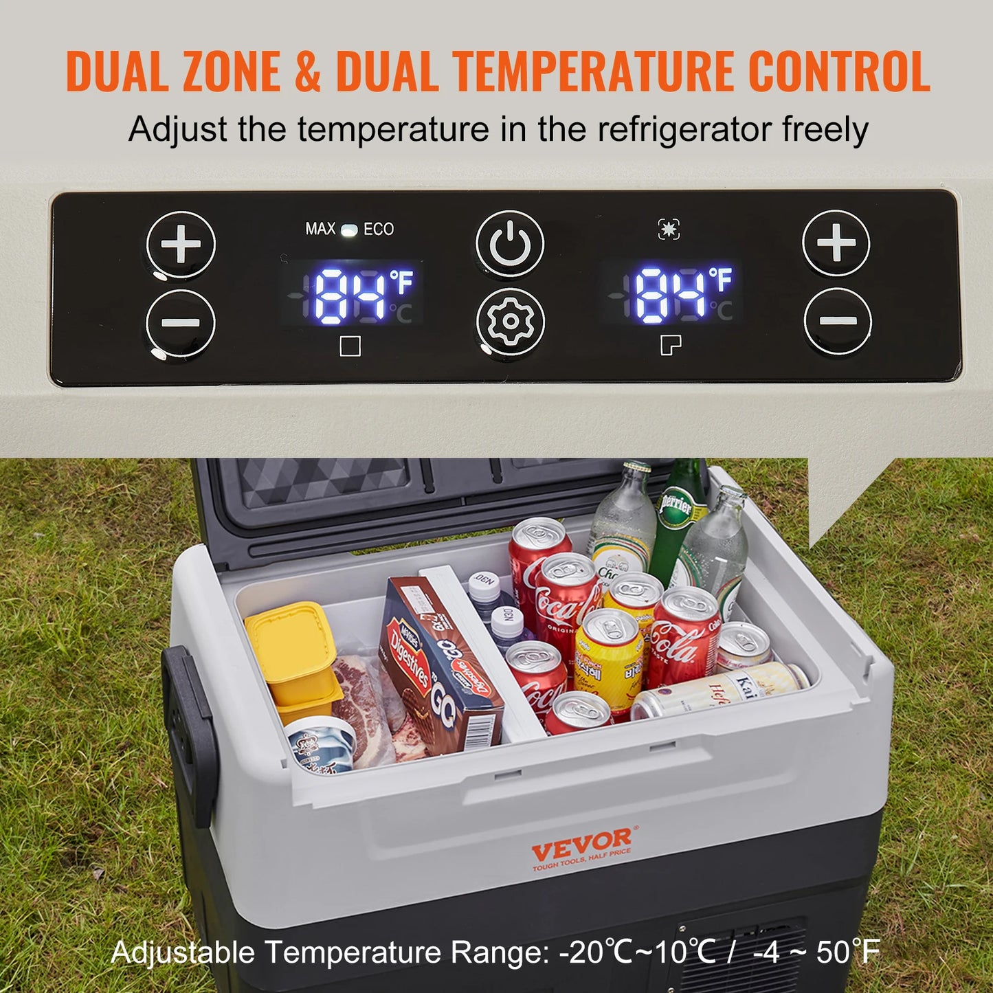 Mobile car refrigerator with wheels—compact, powerful, and easy to carry