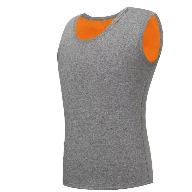 Comfortable shaping male vest for cold weather