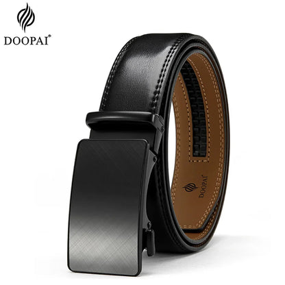 Premium designer-style leather belt for men