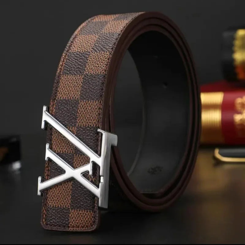 Genuine cowhide business and casual waistband