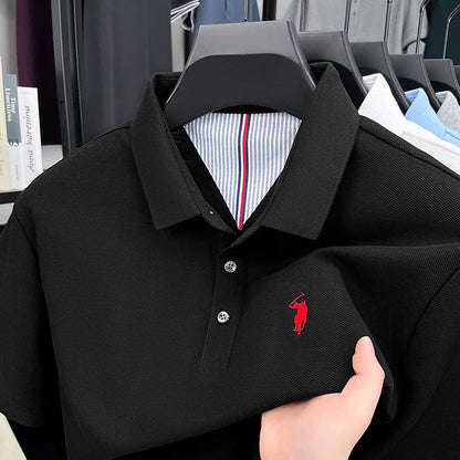 Men’s 100% cotton short sleeve polo shirt