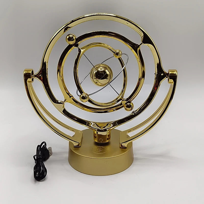 Electronic Perpetual Motion Model – Rotating Magnetic Swinger Celestial Newton Pendulum