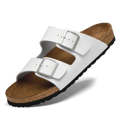 Flat anti-skid designer sandals for comfort