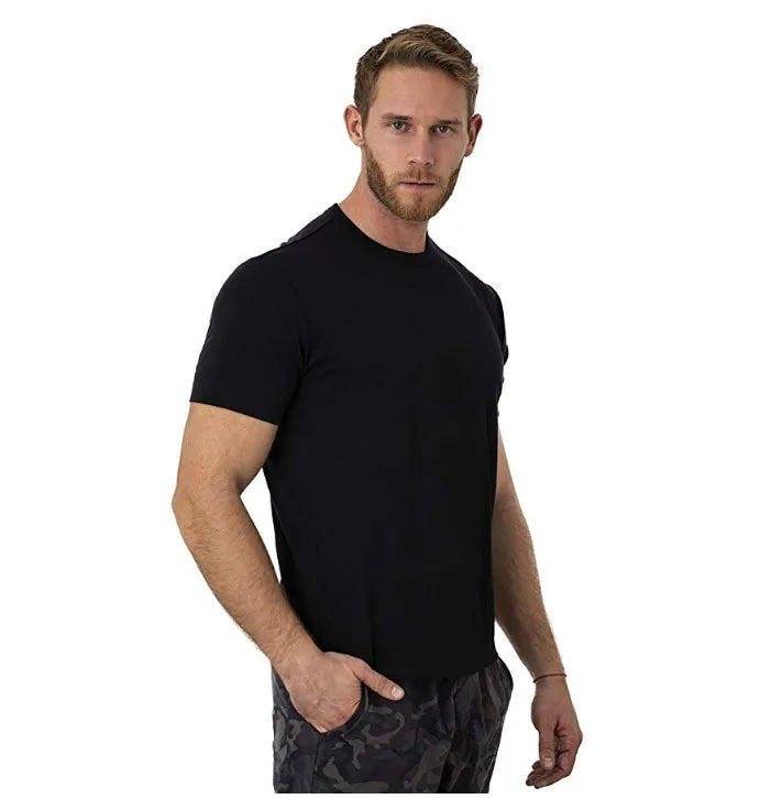 Men’s 100% superfine merino wool base-layer T-shirt