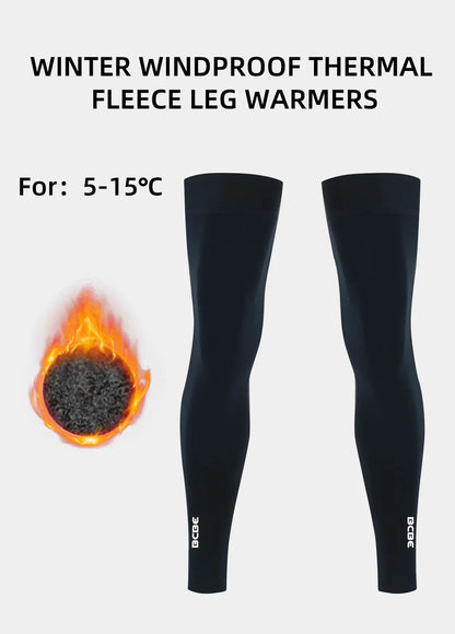 Soft fleece MTB bike and sports leggings