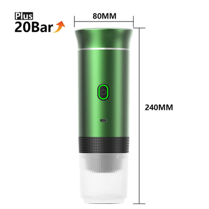 Electric handheld espresso maker—perfect for on-the-go brewing