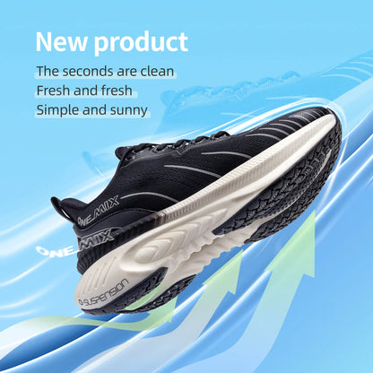 ONEMIX Cushion Running Shoes – Men & Women, Heavy Runner Friendly