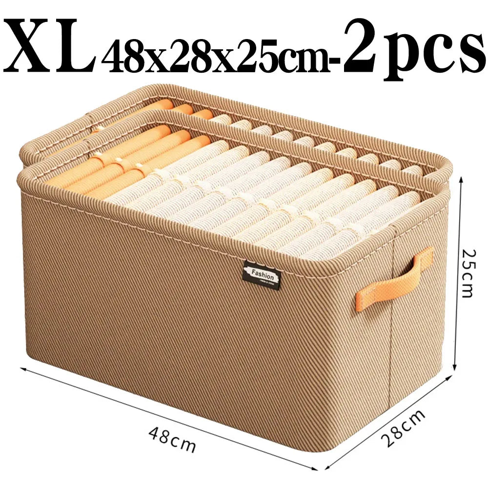 Durable wardrobe storage solution for sweaters, pants, and more