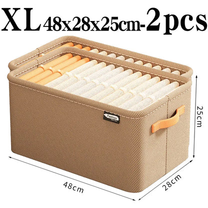 Durable wardrobe storage solution for sweaters, pants, and more