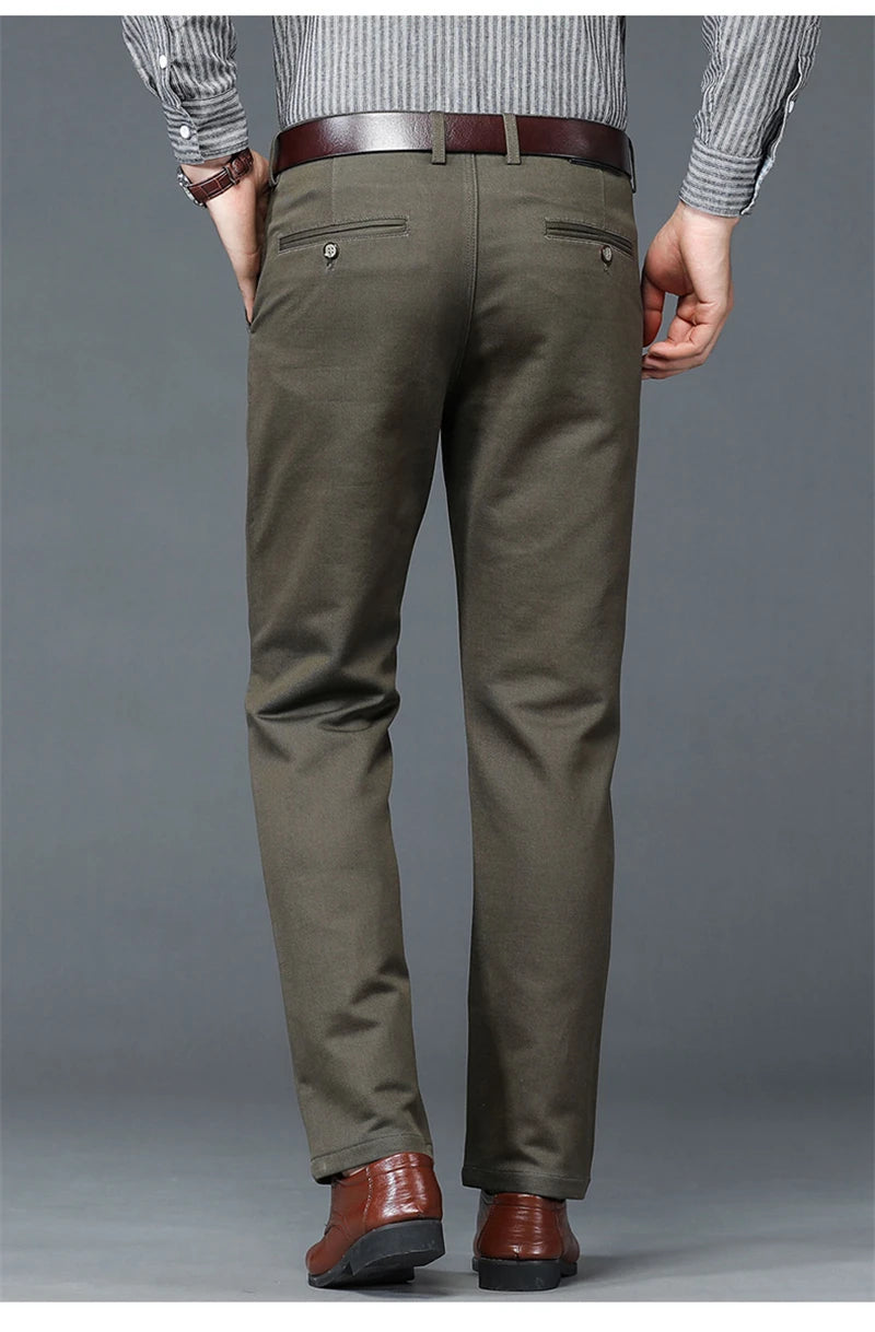 Luxury business casual suit pants, regular fit