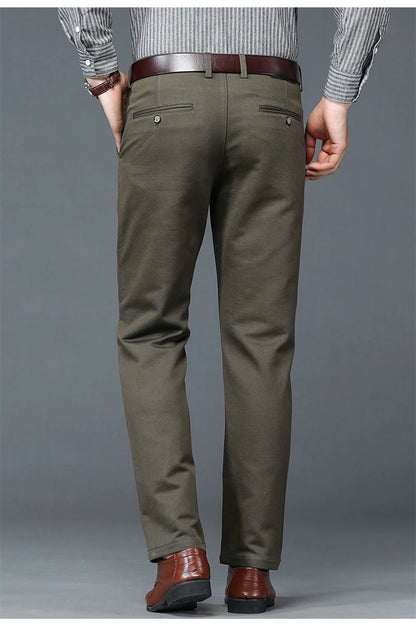 Luxury business casual suit pants, regular fit