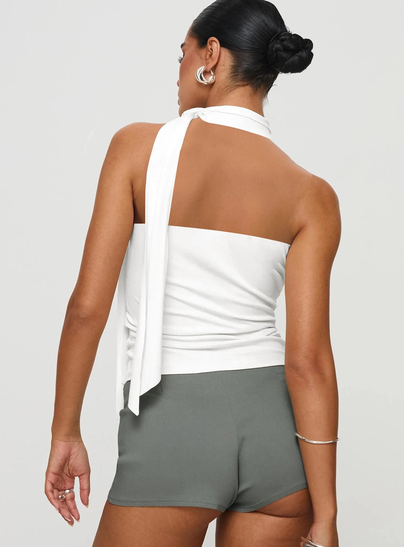 Sexy elegant casual street style top
