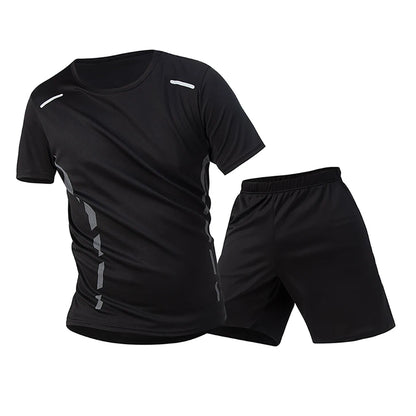 Men’s 2-piece summer sports suit, quick-dry