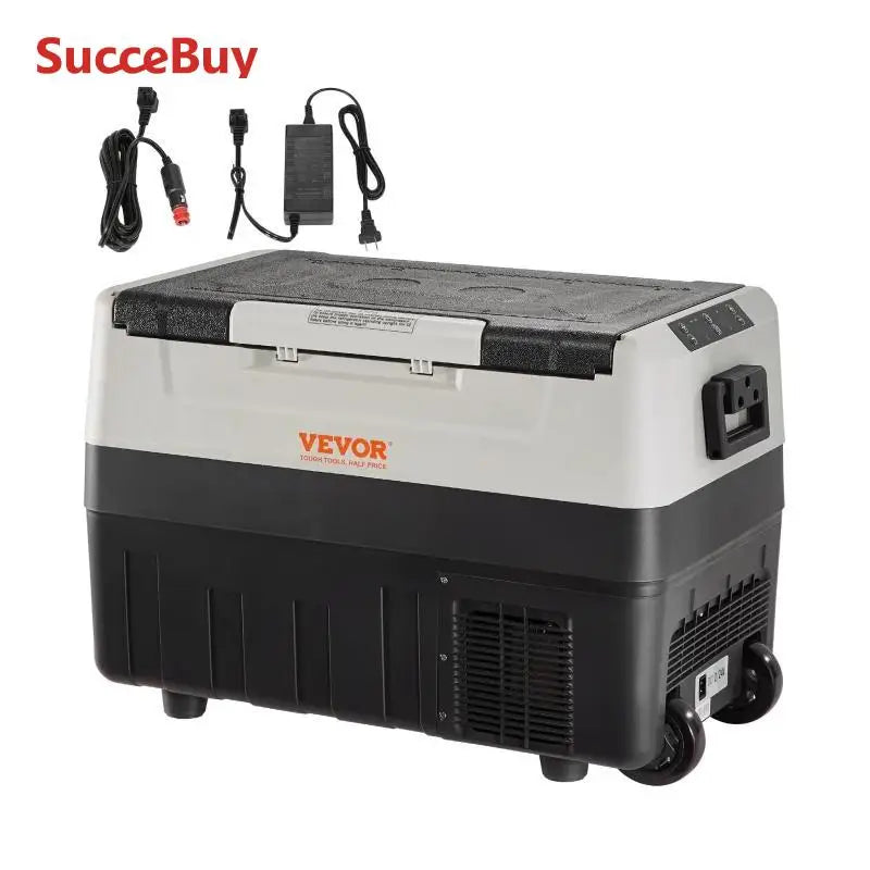 Mobile car refrigerator with wheels—compact, powerful, and easy to carry