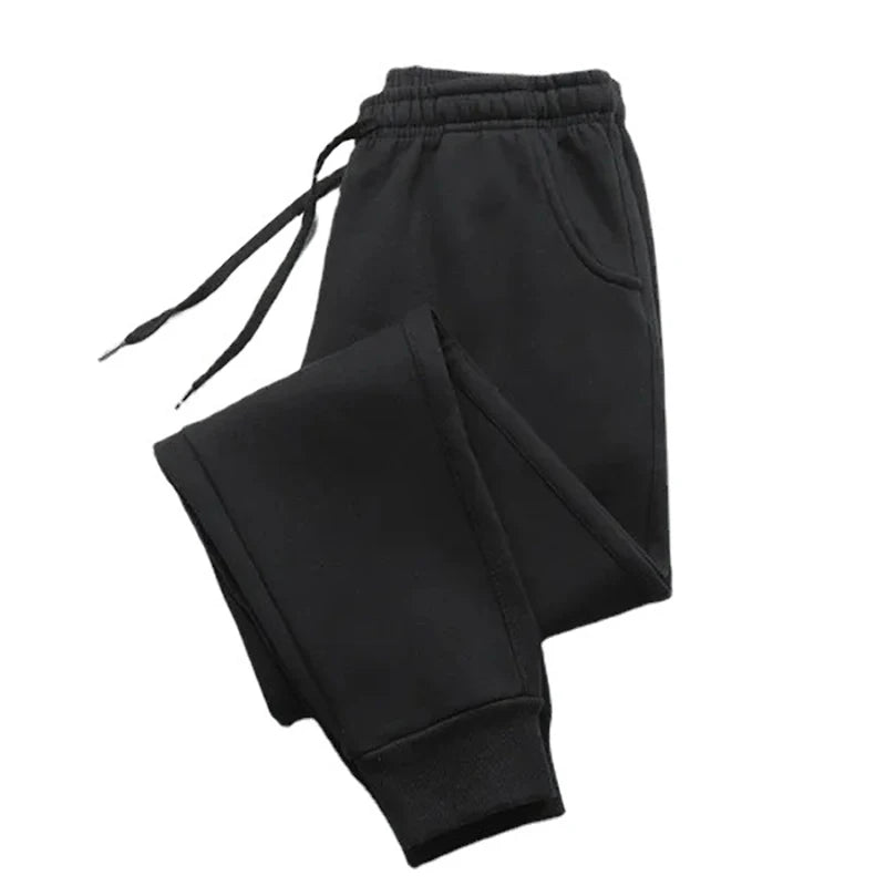 Men’s printed joggers, loose fit, autumn/winter streetwear