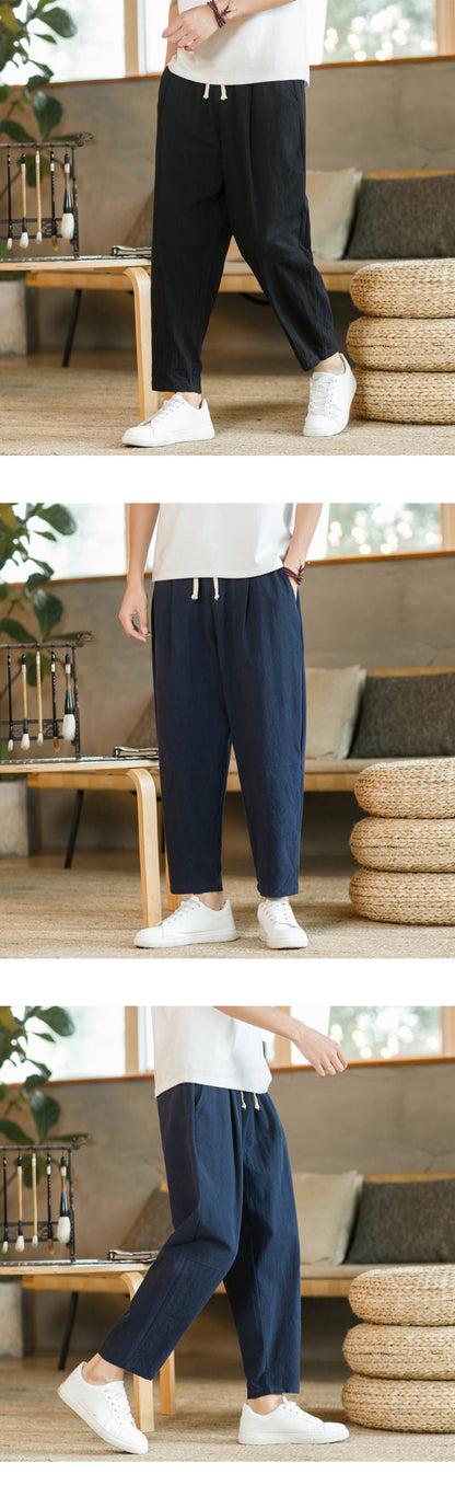 porty jogger pants with a loose fit and clean solid design