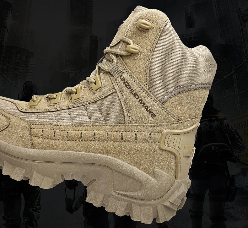Wear-resistant ankle boots for hunting and walking