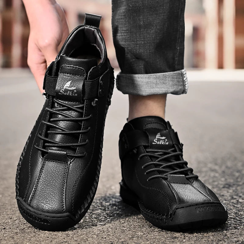 Breathable sneakers and ankle boots for men