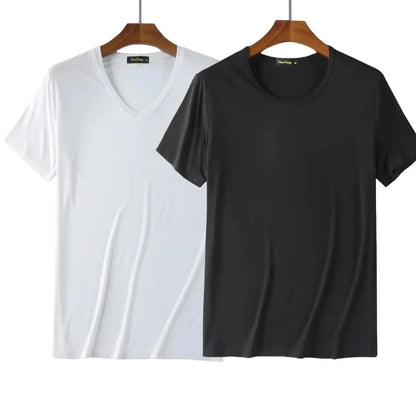 Sweat-absorbent classic round-neck gym undershirts