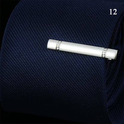 Elegant crystal tie bar for gentleman’s accessories