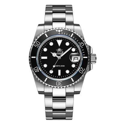 Waterproof stainless-steel men's quartz watch