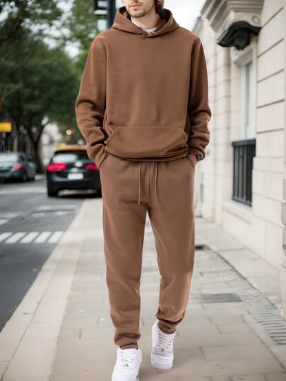 Men’s summer cargo shorts, durable & comfy-2-piece hoodie & jogger outfit