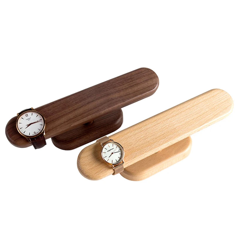 Decorative wooden shelf for watches—perfect for home or events