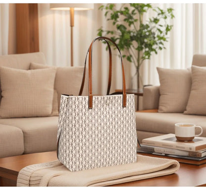 CH Leather Crossbody Bag – Large Capacity Daily Tote