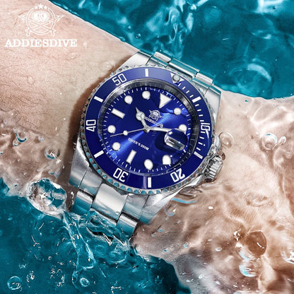 Waterproof stainless-steel men's quartz watch