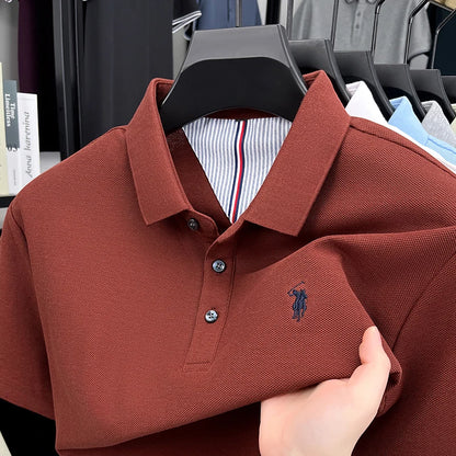 Men’s 100% cotton short sleeve polo shirt