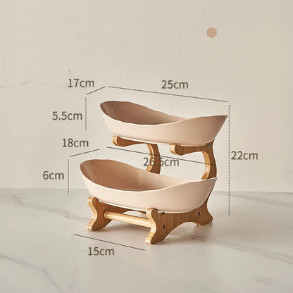 Modern plastic dessert stand for fruits, candy, and treats