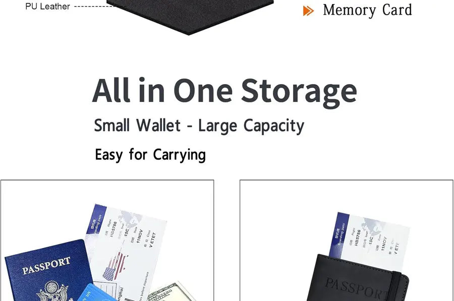 Essential travel accessory for safe document storage