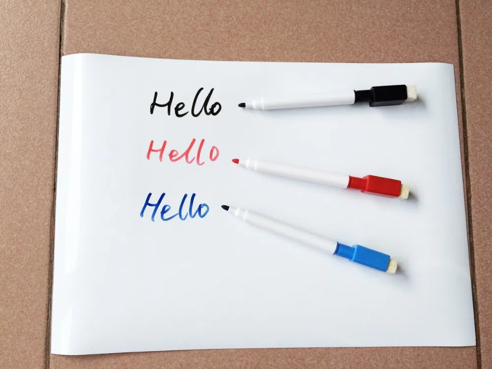 Magnetic dry erase board for fridge—perfect for reminders and memos