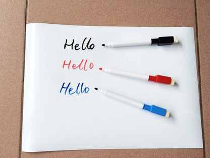 Magnetic dry erase board for fridge—perfect for reminders and memos