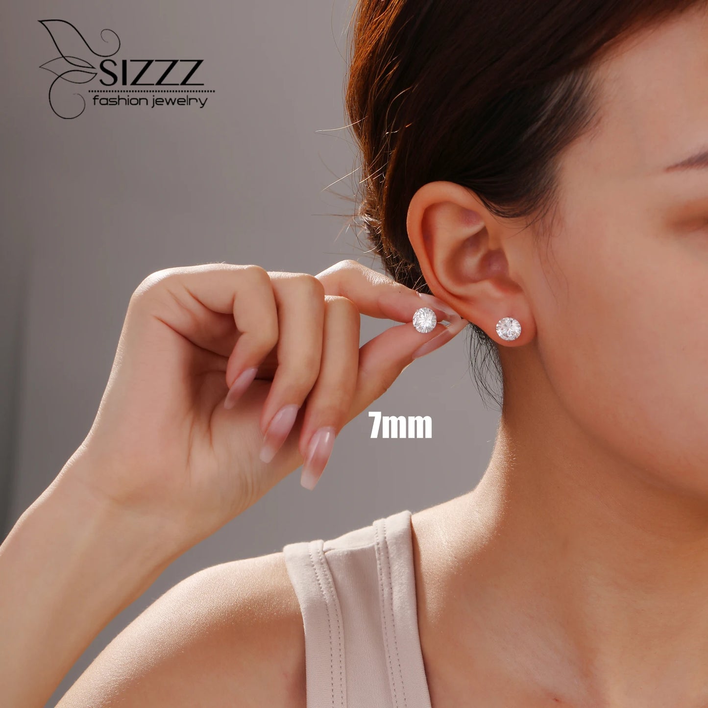 25 Sterling Silver CZ Stud Earrings – Classic Channel Set