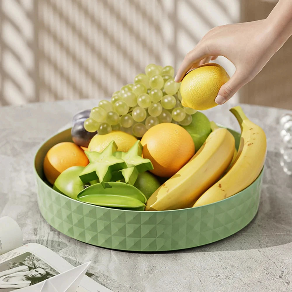 360° rotating spice rack tray for easy cabinet organization; non-slip design
