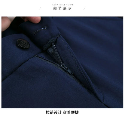 Women’s high-waist stretch casual trousers