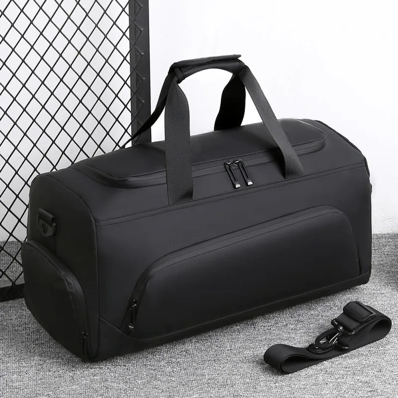 Large-capacity sports and gym duffel bag