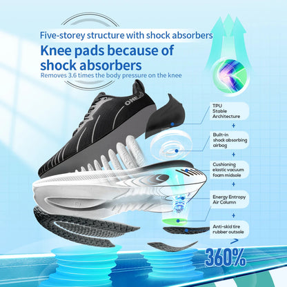 ONEMIX Cushion Running Shoes – Men & Women, Heavy Runner Friendly