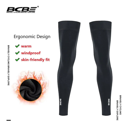 Soft fleece MTB bike and sports leggings